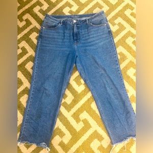 Black High-rise Mom Jeans